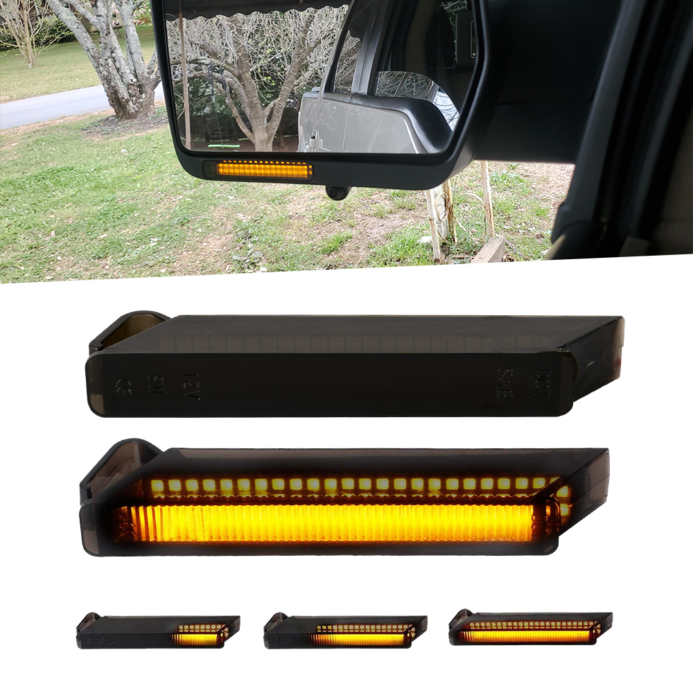 LEDターンシグナルバックミラーマーカーライトFord Raptor Expedition Lincolnと互換性