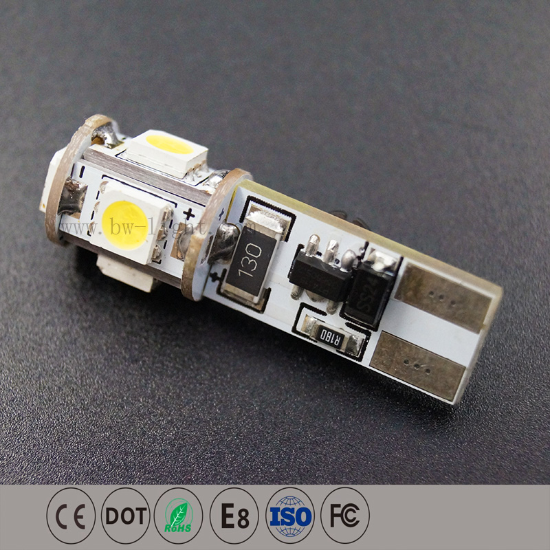 T10 LEDウェッジ電球キャンバスエラーフリーインテリア電球